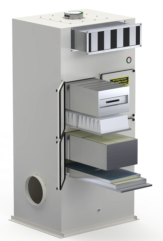 emulsionsnebelfilter-tower60-offen-air-fresh-service